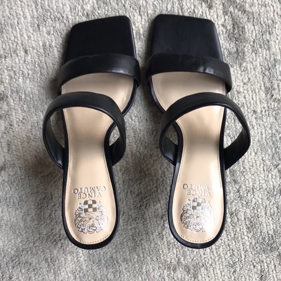 Vince Camuto | Shoes | Vince Camuto Aslee Two Strap Mule Brand New |  Poshmark